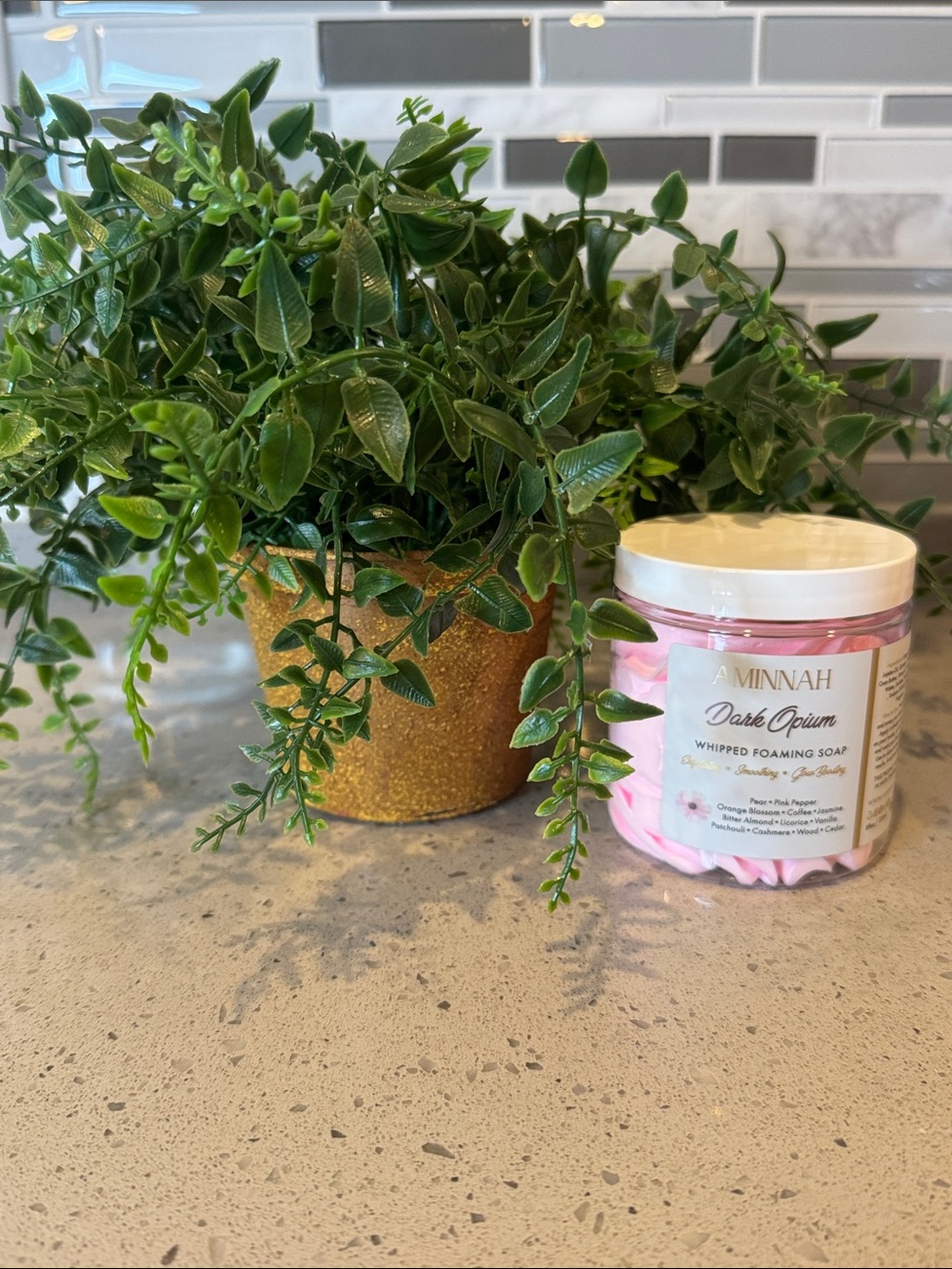 AMINNAH - Dark Opium Whipped Foaming Soap